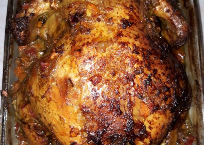 Pollo al horno de la abuela Receta de Liz Corzo Fabian- Cookpad