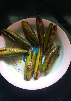 A picture of Pointed gourd fry.