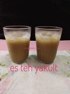 Foto resep Es Teh Yakult