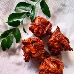 Tea Stall Onion Bonda A picture of Tea Stall Onion Bonda.