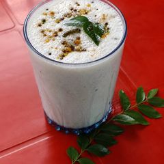 A picture of Curry Leaves Masala Chaas.