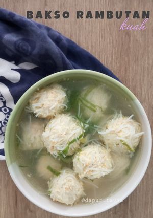 Foto resep Bakso Rambutan Kuah