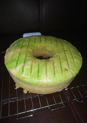 Foto resep Bolu pasta pandan