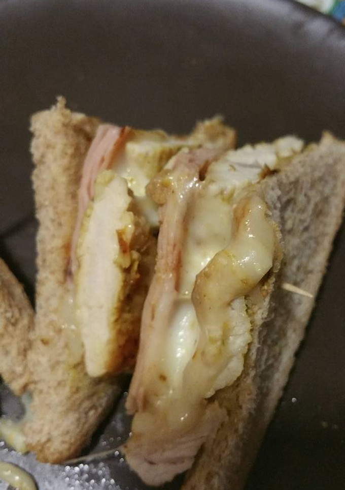 Una foto de Sándwich de pavo