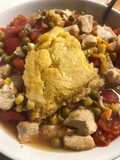 Chicken vegetable soup for a rainy day