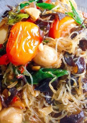 Foto resep Oseng soun jamur telur bakso mudah dan praktis