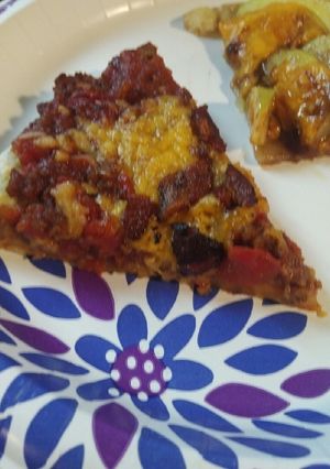 A picture of Sloppy Joe Pizza.