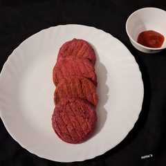 Beetroot Oats Savoury Pancakes-レシピのメイン写真