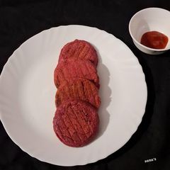 A picture of Beetroot Oats Savoury Pancakes.