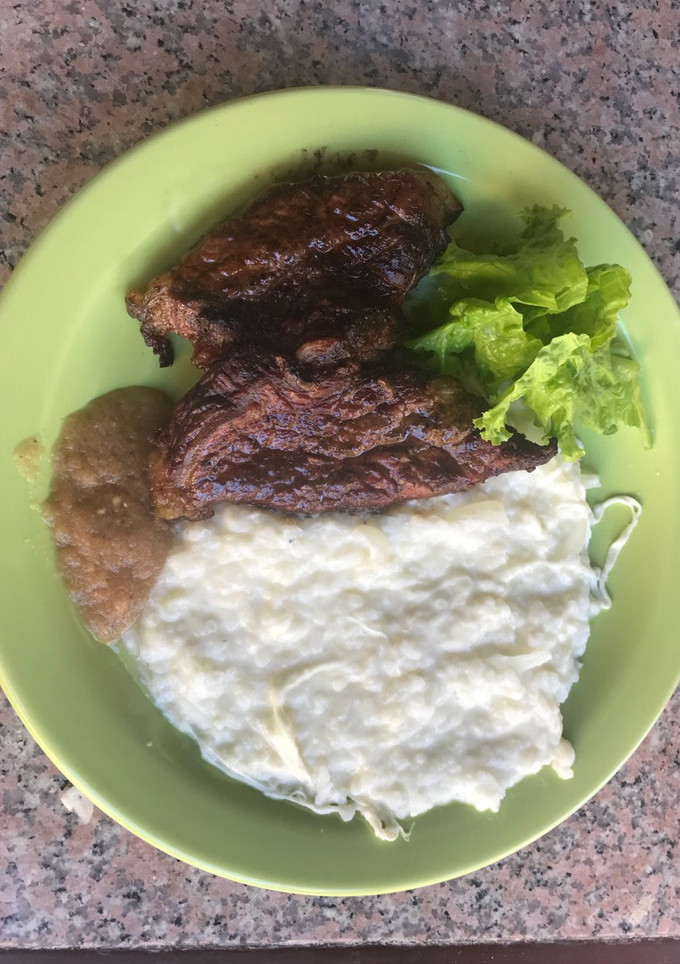 Una foto de Arroz con queso