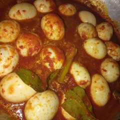 A picture of Telur balado.