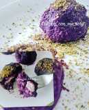 Polpette deliziose al cavolo rosso, Filadelphia e pistacchio
