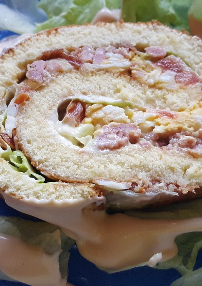Una foto de Pastel frío de hamburguesa