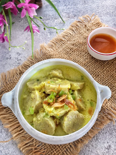 Foto resep Celimpungan (pempek kuah santan)