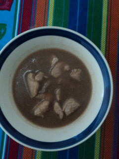 Una foto de Caldillo de cerveza con puerco y chile chipotle