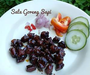 Fresh, Menyajikan Sate Goreng Sapi Nikmat Lezat