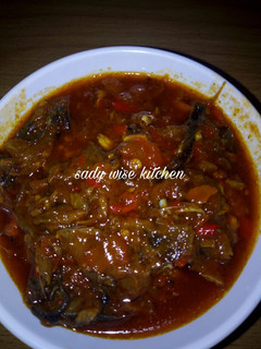 A picture of Dry Fish Stew.