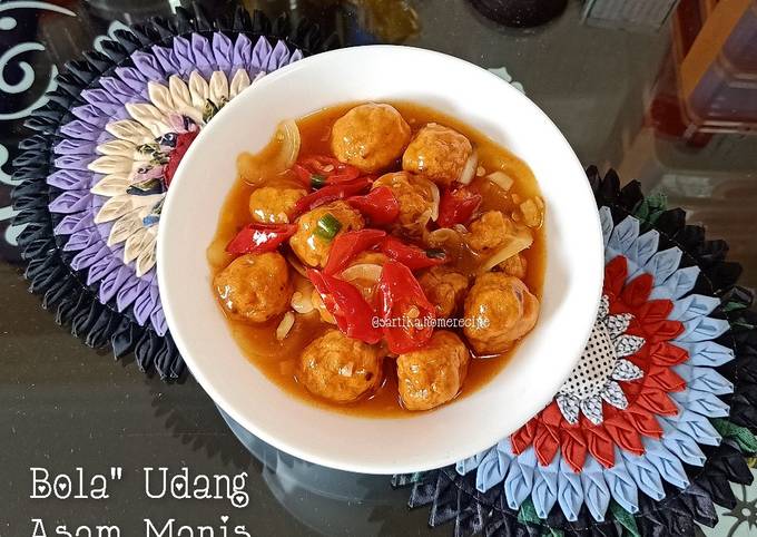 Bola Bola Udang Asam Manis ala me 🥰