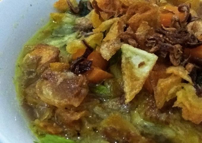 Cara Praktis Bikin Sop-soto ayam sayur, Sempurna