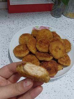 عکسی از دستور ناگت مرغ