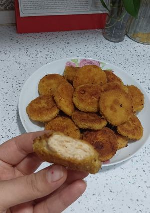 عکسی از دستور ناگت مرغ
