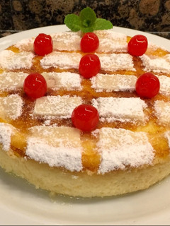 Una foto de Tarta de queso de Burgos (o Ricotta) receta tradicional
