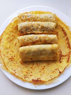 Фото Кукурузные блины пп.