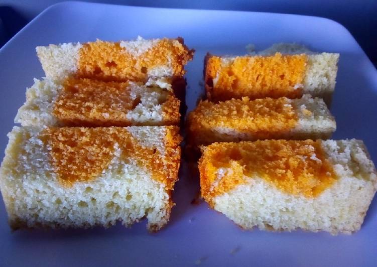 Steps to Prepare Ultimate Vanilla/ orange marble cake #4WeeksChallenge