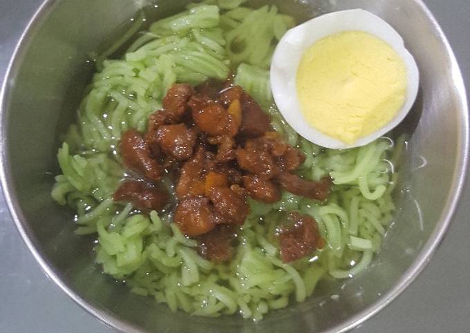 Mie sayur X ayam kecap mpasi 18mos