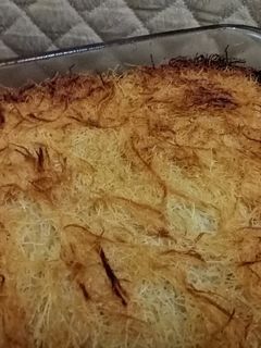 صورة لوصفة كنافة بالقشطة