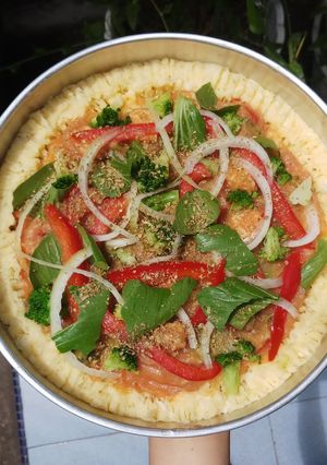 Foto resep Pizza Singkong sehat gluten free tanpa oven