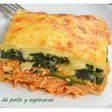 Lasaña de pollo y espinacas. (Thermomix)