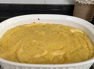 Una foto de Budín de Coliflor y Papa