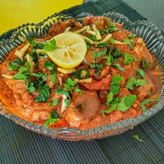 A picture of Mutton karahi.