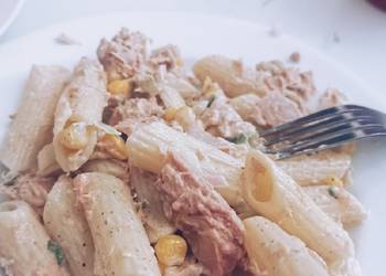 Easy Prepare Recipe Pasta tuna salad Savory Delicious