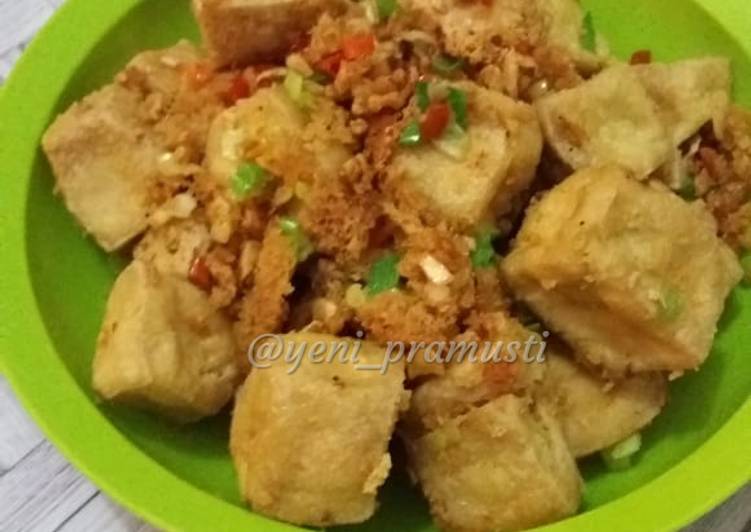 Tahu Krispi Cabe Bawang