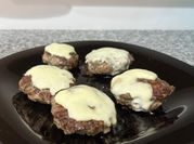 Una foto de hamburguesa casera fáciles