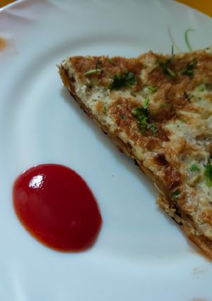 A picture of Easiest egg paratha.