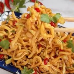 A picture of Quick & Easy Korean Spicy Radish.