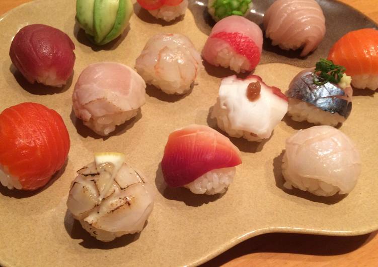 “Temari-Sushi” Ball-shaped Sushi