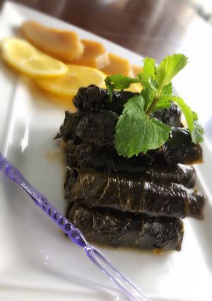 صورة لوصفة يلنجي(ورق عنب بالزيت)