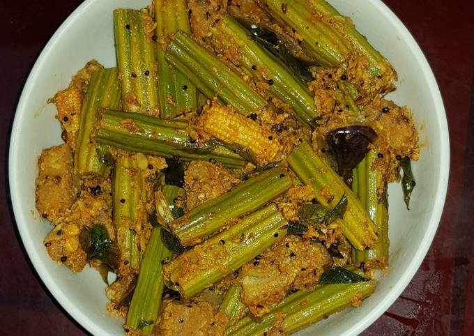 Step-by-Step Guide to Make Super Quick Homemade Drumstick baby corn fry