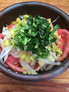 Una foto de Ensalada a la chilena 🇨🇱