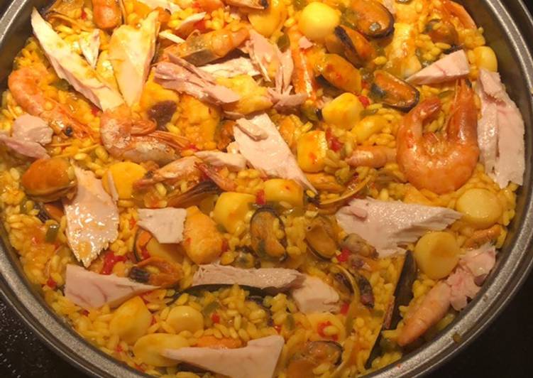 Paella fácil de marisco!!!