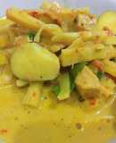 แกงหน่อไม้สด-เมล็ดขนุน-หมู(ไก่,กุ้ง)