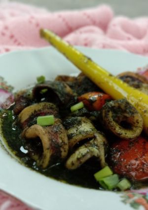 Foto resep Cumi hitam empuk