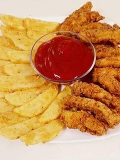 صورة لوصفة كرسبي الدجاج 😋