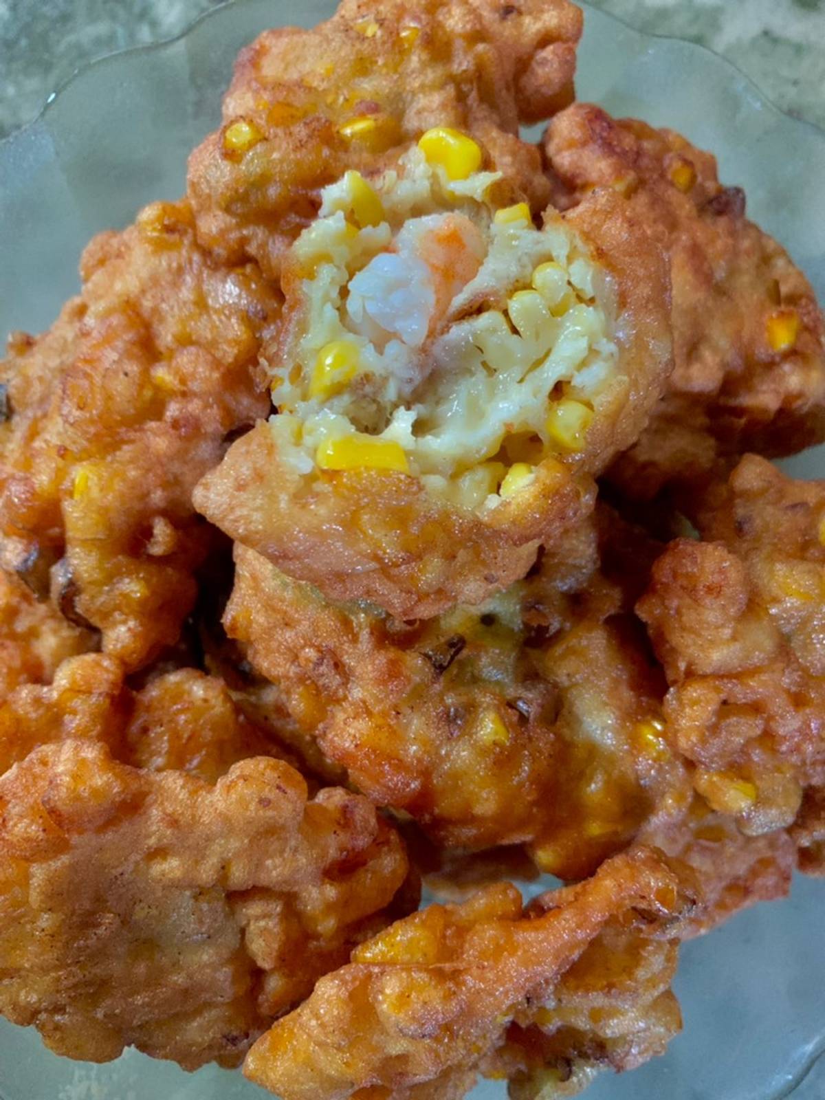 Bakwan Jagung Udang Simple foto resep utama