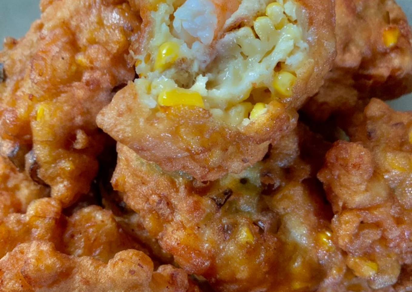 Bakwan Jagung Udang Simple