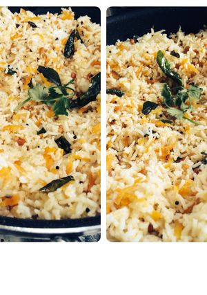 A picture of Instant Carrot Rice.